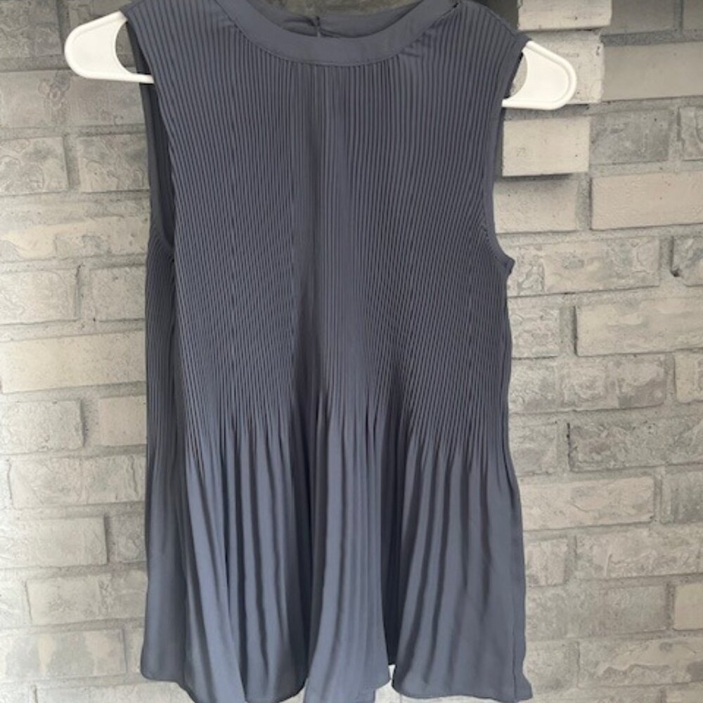 Women's Sheer Tank Top, Size XS, Gray